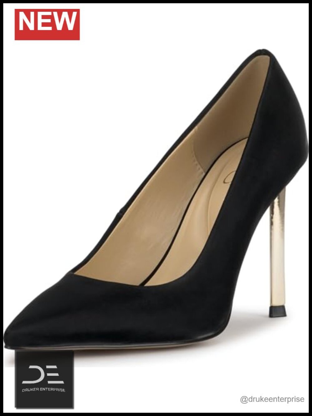 Sateen Stiletto Heel Pointed Toe Pump Women's Party Shoe